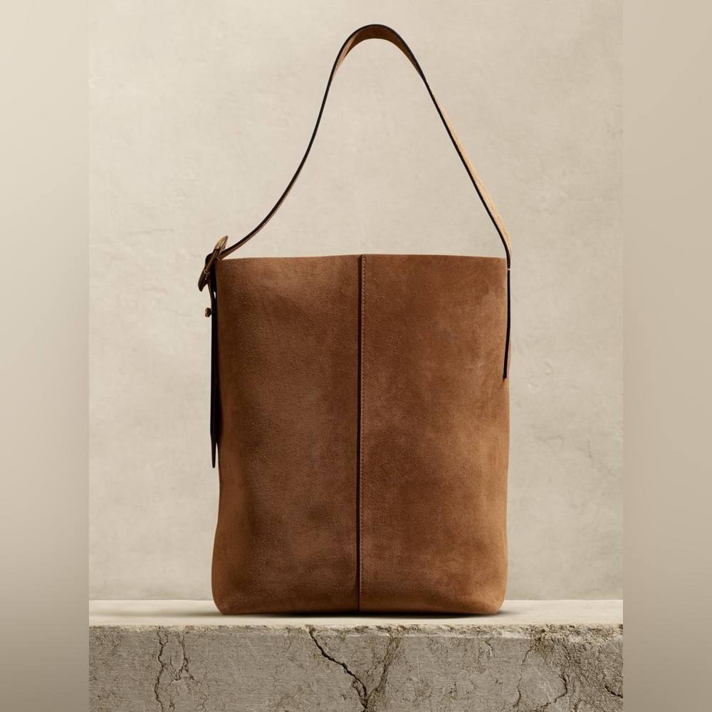banana republic vida bag camel suede - Picture 2 of 9